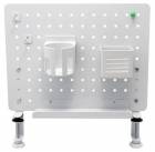 Děrovaná deska (pegboard) pro kancelář / hráče, bílá