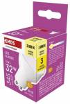 Emos LED žárovka Classic MR16 / GU10 / 3 W (32 W) / 345 lm / teplá bílá
