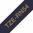 Brother TZe-RN54 námořní modrá / zlatá  (24mm, textilní)