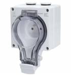 Solight 5B350 zásuvka IP66, vodotěsná a prachotěsná