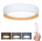 Solight WO803-B LED stropní osvětlení LECCE, 3CCT, 36W, 2100lm, 30cm, 3000/4000/6000K, černá