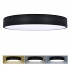 Solight WO804-B LED stropní osvětlení LECCE, 3CCT, 48W, 2900lm, 40cm, 3000/4000/6000K, černá