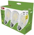 Emos LED žárovka Filament A60 / E27 / 5,9 W (60 W) / 806 lm / neutrální bílá 3ks