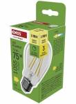 Emos LED žárovka Filament A60 / E27 / 7,5 W (75 W) / 1 055 lm / teplá bílá / stmívatelná