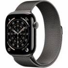 Apple Watch Series 11 Cellular (42mm) Břidlicově šedý titan s břidlicově šedým milánským tahem