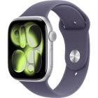 Apple Watch Series 11 (46mm) Vesmírně šedý hliník s černým sportovním řemínkem M/L