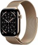 Apple Watch Series 11 Cellular (42mm) Zlatý titan se zlatým milánským tahem
