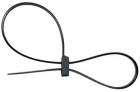 Páska vázací dvojitá  30cm x 4.8mm 100ks černá