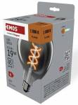 Emos LED žárovka DECO SMOKED G125 / E27 / 4,5 W (19 W) / 180 lm / flame