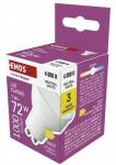 Emos LED žárovka Classic MR16 bílá / GU10 / 7 W (72 W) / 1000 lm / neutrální bílá