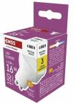 Emos LED žárovka Classic MR16 bílá / GU10 / 1,3 W (16 W) / 150 lm / neutrální bílá