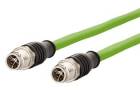 METZ CONNECT Kabel M12 8pin (M) kód X - M12 8pin (M) kód X, 10m