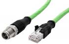 METZ CONNECT Kabel M12 8pin (M) kód X - RJ45(M), 5m