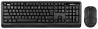 A4tech FStyler FG1012S, tichý bezdrátový kancelářský set klávesnice s myší, černá