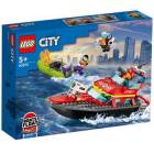 LEGO City - Hasičská záchranná loď a člun 60373 