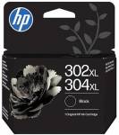 HP 302XL/304XL Black Original Ink Cartridge, B7RT9AE