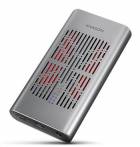 AXAGON EEM2-20GD, USB-C 20Gbps externí box pro dva M.2 NVMe SSD s funkcí klonování