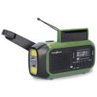 Nedis nouzové Radio | Přenosné Provedení | DAB+ / FM | Napájení z baterie / Napájení z USB / Ruční klika / Solar Powered