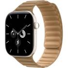 Apple Watch 42/41/40/38mm hnědobéžový magnetický tah S/M